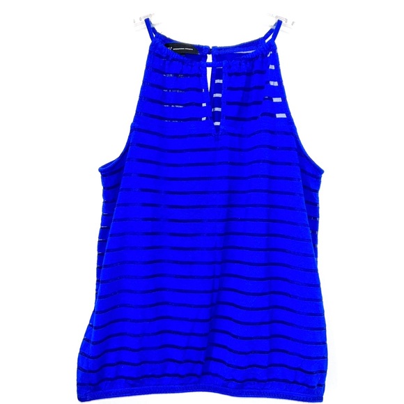 INC International Concepts Tops - I.N.C international concepts Illusion Blue striped Top